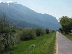 Fußweg zwischen Trento und Rovereto